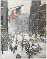 Winter at Rockefeller City, 1941